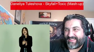 Reaction to Daneliya Tuleshova - Skyfall+Toxic (Mash-up)