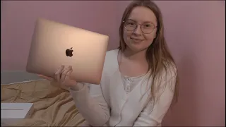 Заказала на сайте Apple M1 MacBook Air со скидкой:  распаковка и первые впечатления + аксессуары.