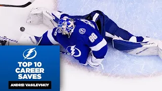 Топ-10 сэйвов в карьере Андрея Василевского / Andrei Vasilevskiy's top 10 career saves