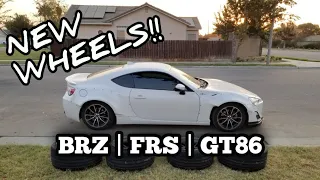 NEW Wheels for my Rocket bunny FRS. (COSMIS RACING XT-206R)