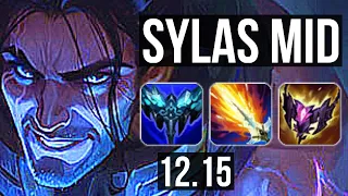 SYLAS vs VLADIMIR (MID) | 68% winrate, Legendary, 14/3/13 | KR Master | 12.15