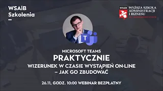 WSAiB Szkolenia - podstawy MS Teams