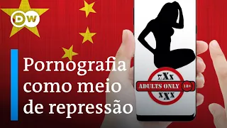 Como a China usa pornografia para esconder protestos