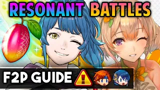 IT'S ALL REGINN FOOD!!😋Resonant Battles F2P NO SI Guide (Week 53) Fire Emblem Heroes [FEH]