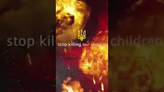 Stop war, Russia's war against Ukraine, children are dying, mothers tears