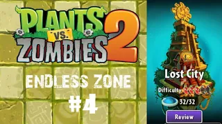 Lost City (Endless Zone) Temple Of Bloom (Level 31 - 40) | Plants vs Zombies 2