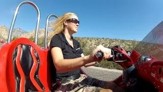 Experience Beautiful Red Rock Canyon via Scooter Car