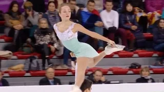 2016 ISU Junior Grand Prix Final - Marseille - Pairs Free - Alina USTIMKINA / Nikita VOLODIN RUS