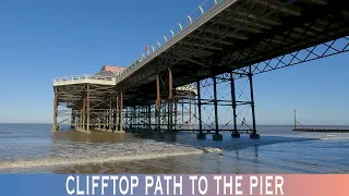 Amazing views on Norfolk path - Overstrand to Cromer Pier and Banksy Artwork | Graffiti