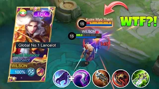 LANCELOT PERFECT FULL DAMAGE BUILD FOR 1 SHOT IN SOLO RANK 2024!! (TOTALLY INSANE!😱🔥) - MLBB