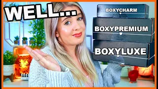 UNBOXING ALL THREE BOXYCHARM PR BOXES || MOSTLY SKINCARE?! || MARCH 2022 ||