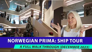 Norwegian Prima (NCL Prima) tour/walkthrough (December 2023)