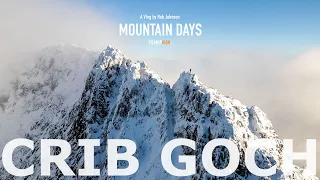 Crib Goch - A Majestic Winter Traverse in the snow - Filmed entirely on DJI Mini 3 Pro