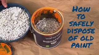 How to Safely Dispose of Old Paint