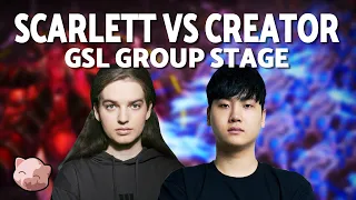 SCARLETT vs CREATOR: Battle for Round of 8 Spot! | GSL Season 3 2023 (Bo3 ZvP) - StarCraft 2