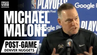 Michael Malone Reacts to Denver Nuggets Game 1 Loss vs. Warriors & Explains Where Denver Went Wrong