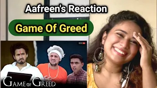 Game Of Greed - Round2hell || R2h || Reaction By Aafreen Shaikh