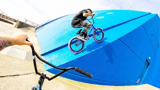 RIDING CRAZY HIDDEN BMX STREET SPOT!!