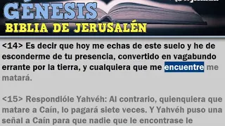 Génesis - Biblia Católica de Jerusalén Hablada.