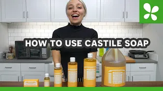 How To Use Dr  Bronner's Castile Soap