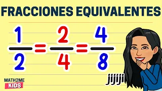 Como obtener fracciones equivalentes | Kukis | Shorts