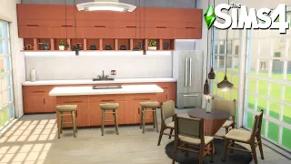 Ultra Modern Minimalist Kitchen: The Sims 4 Room Building #Shorts #Shorts30