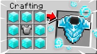 Crafting *NEW* GOD WEAPONS and ARMOR Minecraft NEEDS! (powerful)