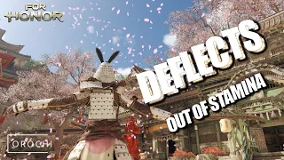 OUT OF STAMINA DEFLECTS GIVE ME LIFE [For honor] Orochi Gameplay - Danu