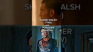 Shane Walsh vs The Punisher #vs #shorts #battle #versus #1v1 #thewalkingdead #marvel #edit #short