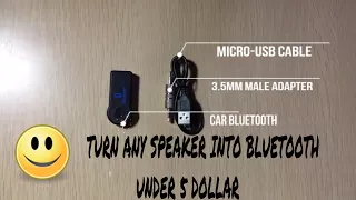 How to turn any speaker to bluetooth under $5