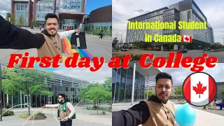 My First Day at College in Canada 🇨🇦| College Tour | Centennial College Torronto