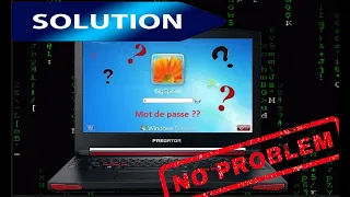 Mot de passe Windows oublié ? (XP, Vista, 7, 8, 10)