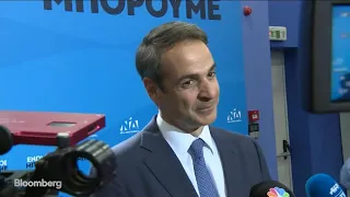 Greek Opposition Leader Mitsotakis Seals Sweeping Victory