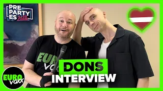 🇱🇻 DONS - 'HOLLOW' (INTERVIEW) // Madrid PrePartyES 2024 // Latvia Eurovision 2024