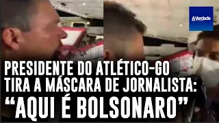 "Nós somos Bolsonaro, para com esse negócio, tira máscara!", detona técnico do Atlético Goianiense
