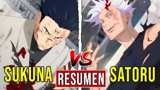 ⚡¡SATORU GOJO VS SUKUNA!🤯 | Pelea Completa | Jujutsu Kaisen (RESUMEN COMPLETO)