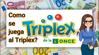 📊Como se juega al Triplex de la Once👩‍🎓👨‍🎓