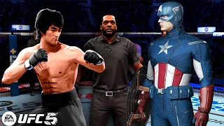 PS5 | Bruce Lee vs. Captain America (EA Sports UFC 5)