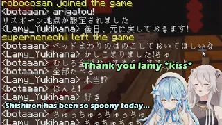 Lamy and Botan's Lovey Dovey Moment【Hololive English Sub】