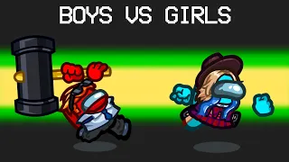 Boys vs Girls mod in Among Us