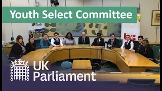 LIVE -  Watch the Youth Select Committee question experts about knife crime. 12 July 2019