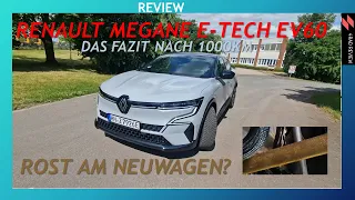 Renault Megane E-Tech 1000km Test, Review, Rost an den Achsteilen normal?