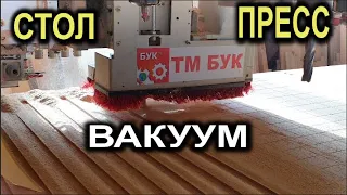 Делаем вакуумный пресс для фанерования  и стол