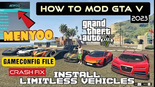 HOW TO MOD GTA 5 | WITHOUT CRASH | MENYOO TRAINER & GAMECONFIG FILE EASY INSTALLATION