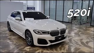 BMW 520i M Spt LCI_P2 / 화이트 / 꼬냑시트