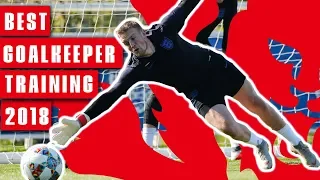 Incredible Diving Saves & Double Shot Blocks! | Best of Goalkeeper Training 2018 | England