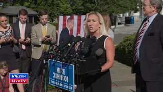 LIVE: Rep. Marjorie Taylor Greene Holds Press Conference on Motion to Vacate Speaker Johnson