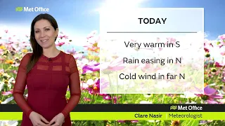 Wednesday afternoon forecast - 31/03/21