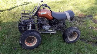 Самодельный квадроцикл на базе Тулы.Homemade quad bike