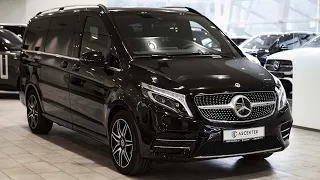 Live: обзор Mercedes Benz V-Class V300d Long 4Matic/ Black Pixel